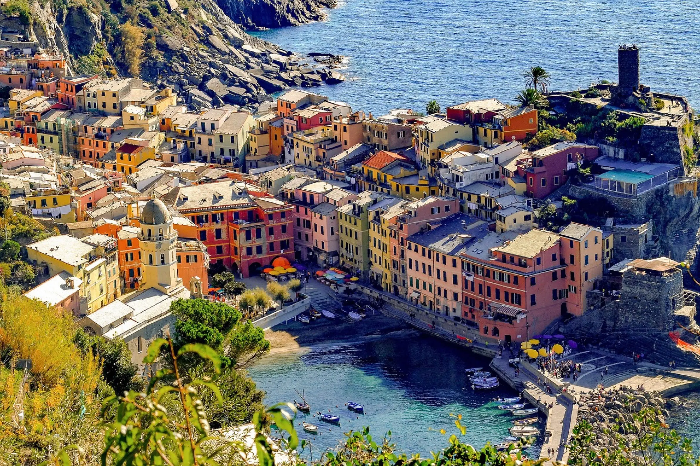 De kleurrijke dorpjes van de Cinque Terre